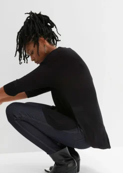 Mujer bonprix bonprix Jersey de punto fino con mangas 3/4