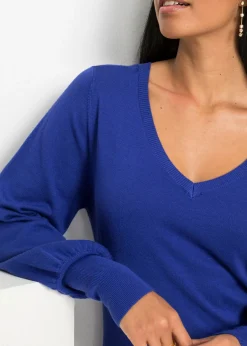 Mujer bonprix bonprix Jersey de punto fino con viscosa sostenible