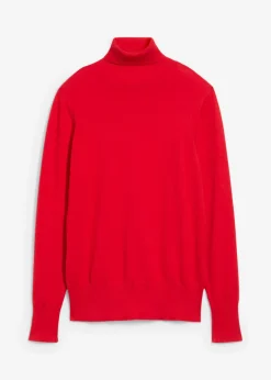 Mujer bonprix bonprix Jersey de punto fino con cuello alto