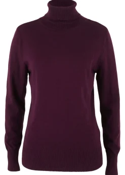 Mujer bonprix bonprix Jersey de punto fino con cuello alto