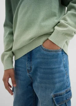 Niños bonprix bonprix Jersey de punto fino con degradado cromático