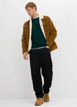 Hombre bonprix bonprix Jersey de punto fino con lana merina de calidad