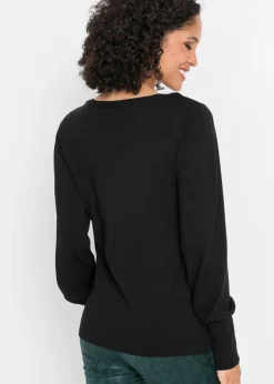 Mujer bonprix bonprix Jersey de punto fino con viscosa sostenible