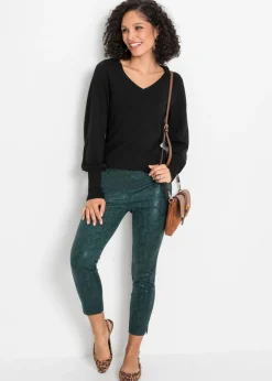 Mujer bonprix bonprix Jersey de punto fino con viscosa sostenible