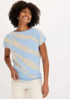 Mujer bonprix bonprix Jersey de punto fino con hilo brillante