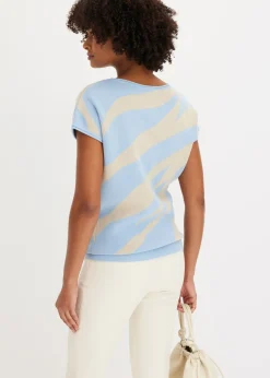 Mujer bonprix bonprix Jersey de punto fino con hilo brillante