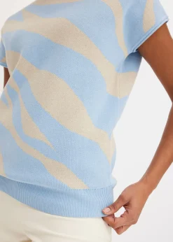 Mujer bonprix bonprix Jersey de punto fino con hilo brillante