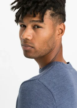 Hombre bonprix bonprix Jersey de punto fino con algodón