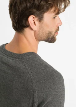 Hombre bonprix bonprix Jersey de punto fino de algodón puro (2 unidades)