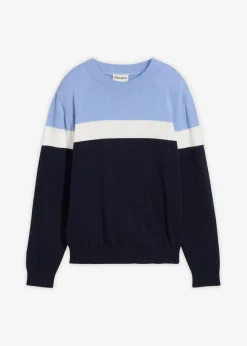 Niños bonprix bonprix Jersey de punto fino de algodón puro