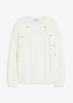 Mujer bonprix bonprix Jersey de punto fino de mezcla de viscosa fluida