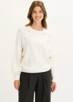 Mujer bonprix bonprix Jersey de punto fino de mezcla de viscosa fluida