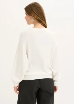 Mujer bonprix bonprix Jersey de punto fino de mezcla de viscosa fluida