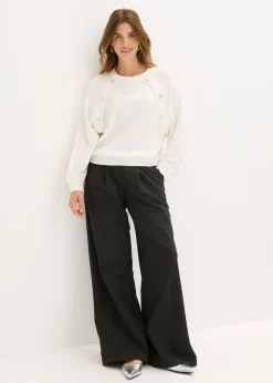 Mujer bonprix bonprix Jersey de punto fino de mezcla de viscosa fluida