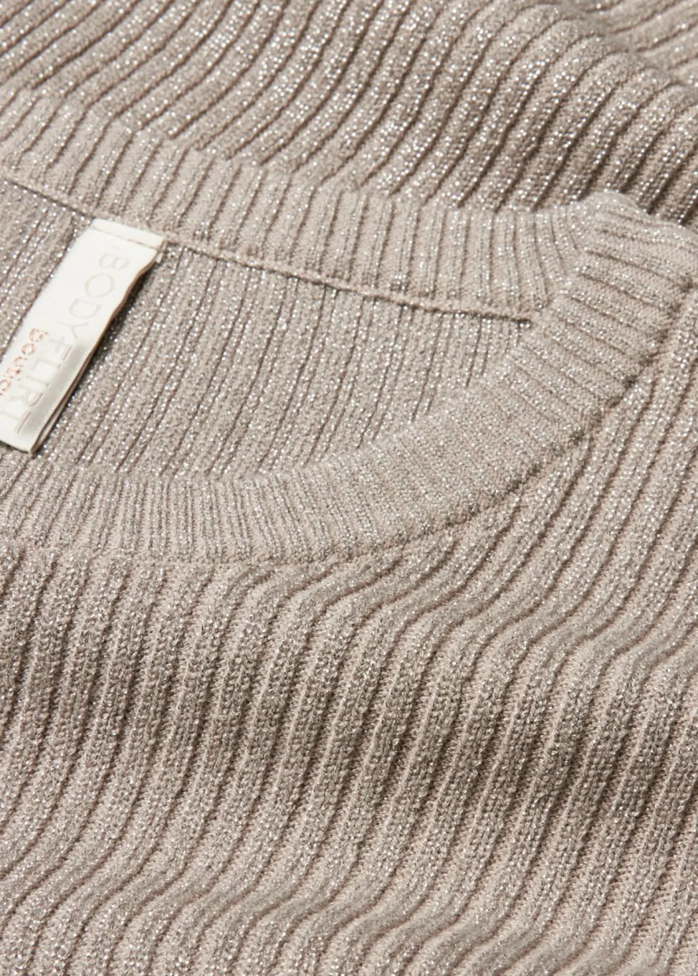 bonprix bonprix Jerséis|Ropa De Punto>Jersey de punto fino de mezcla de viscosa suave plata/piedra natural