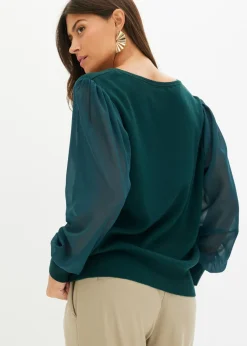 Mujer bonprix bonprix Jersey de punto fino de mezcla de viscosa suave