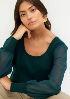 Mujer bonprix bonprix Jersey de punto fino de mezcla de viscosa suave