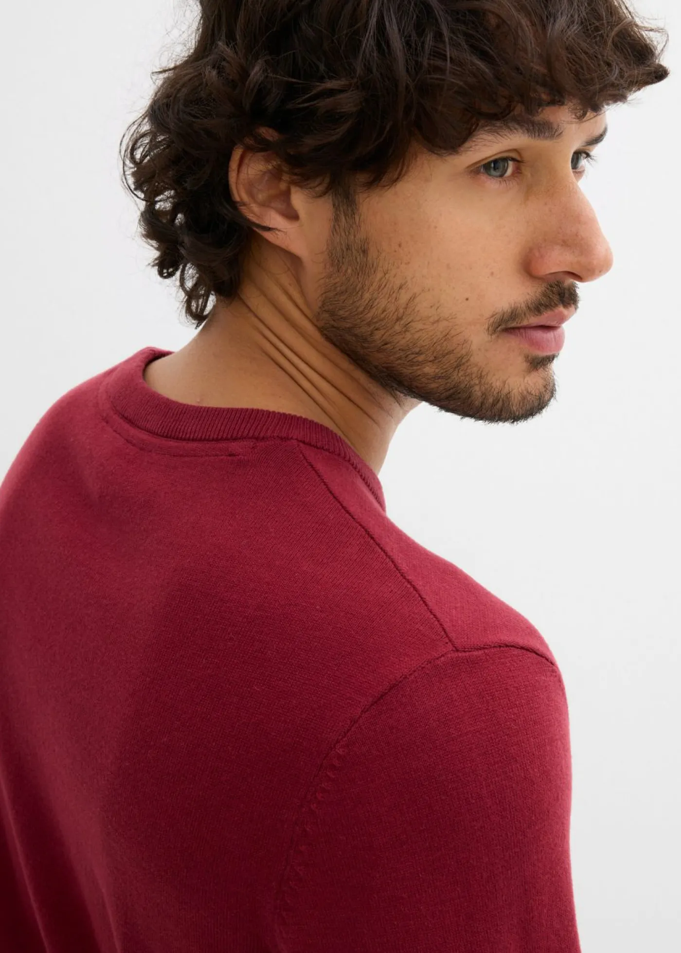 Hombre bonprix bonprix Jersey de punto fino de suave mezcla de algodón