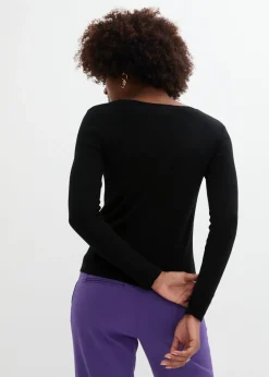 Mujer bonprix bonprix Jersey de punto fino de una suave mezcla de viscosa