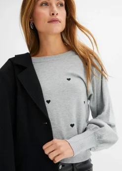 Mujer bonprix bonprix Jersey de punto fino en mezcla de viscosa