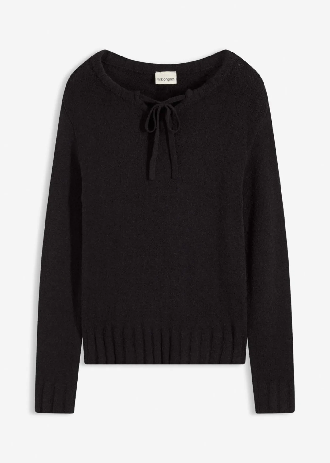 Mujer bonprix bonprix Jersey de punto grueso con cordón