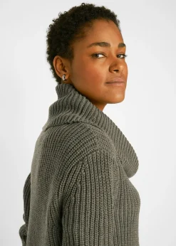 Mujer bonprix bonprix Jersey de punto grueso con cuello ancho