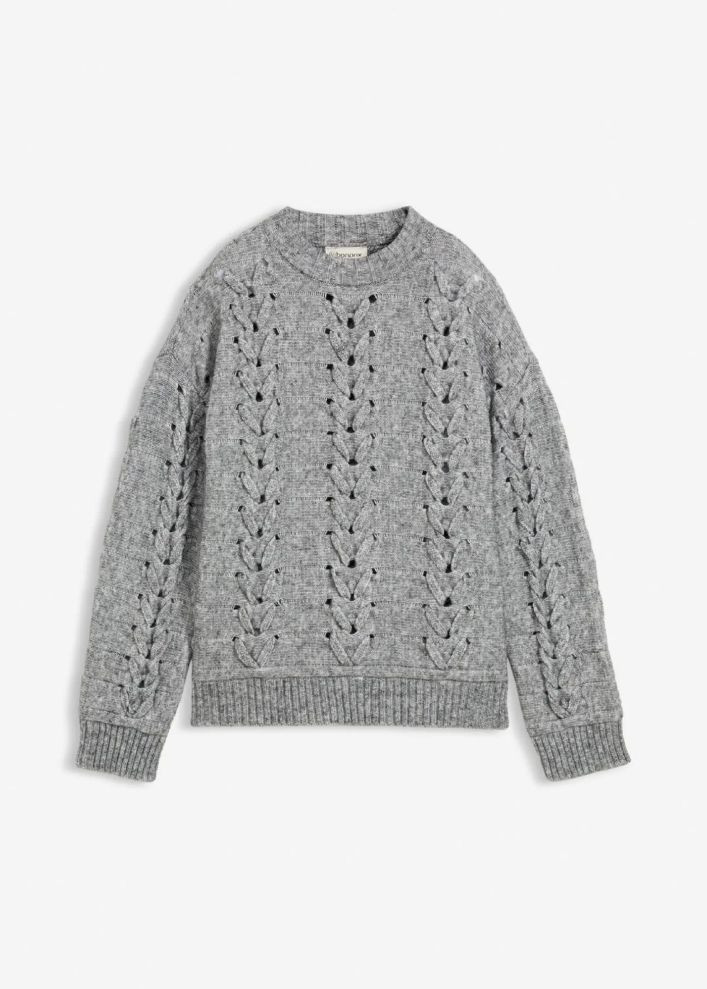 Mujer bonprix bonprix Jersey de punto grueso con patrón trenzado