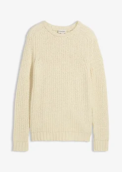 Hombre bonprix bonprix Jersey de punto grueso en suave mezcla de algodón