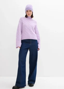 Mujer bonprix bonprix Jersey de punto trenzado