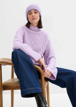 Mujer bonprix bonprix Jersey de punto trenzado