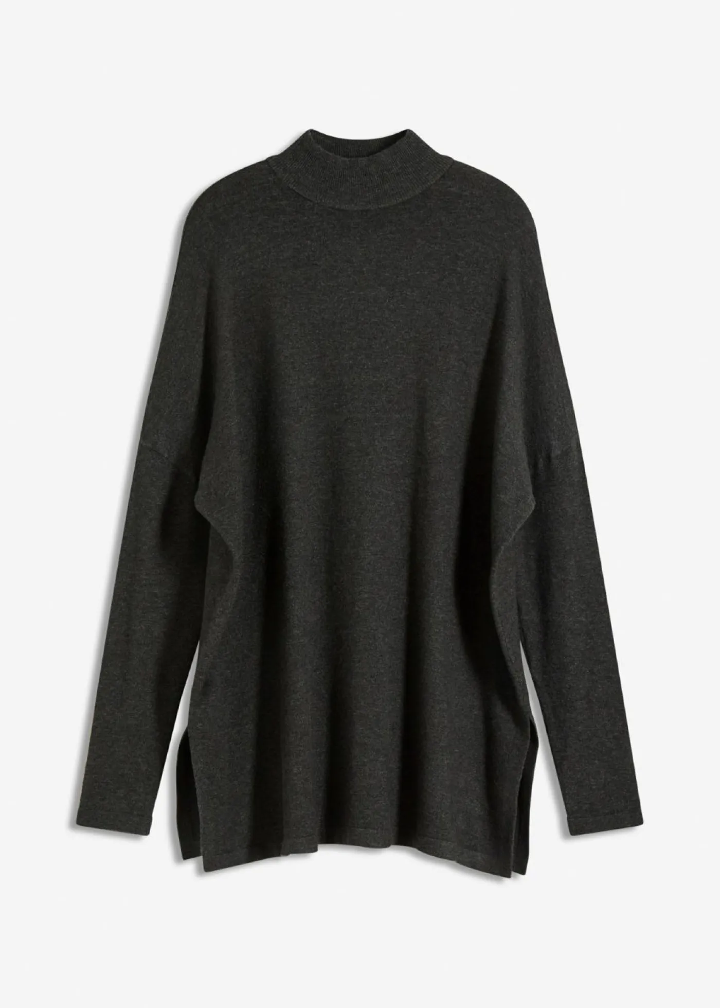 bonprix bonprix Jerséis|Ropa De Punto>Jersey de suave mezcla de viscosa antracita jaspeado moteado