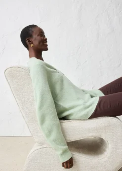 Mujer bonprix bonprix Jersey en cálida mezcla de alpaca