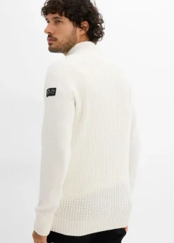 Hombre bonprix bonprix Jersey estructurado de algodón reciclado con cuello alto