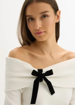 Mujer bonprix bonprix Jersey holgado con escote bañera