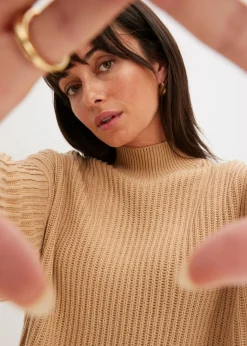 Mujer bonprix bonprix Jersey holgado de algodón puro