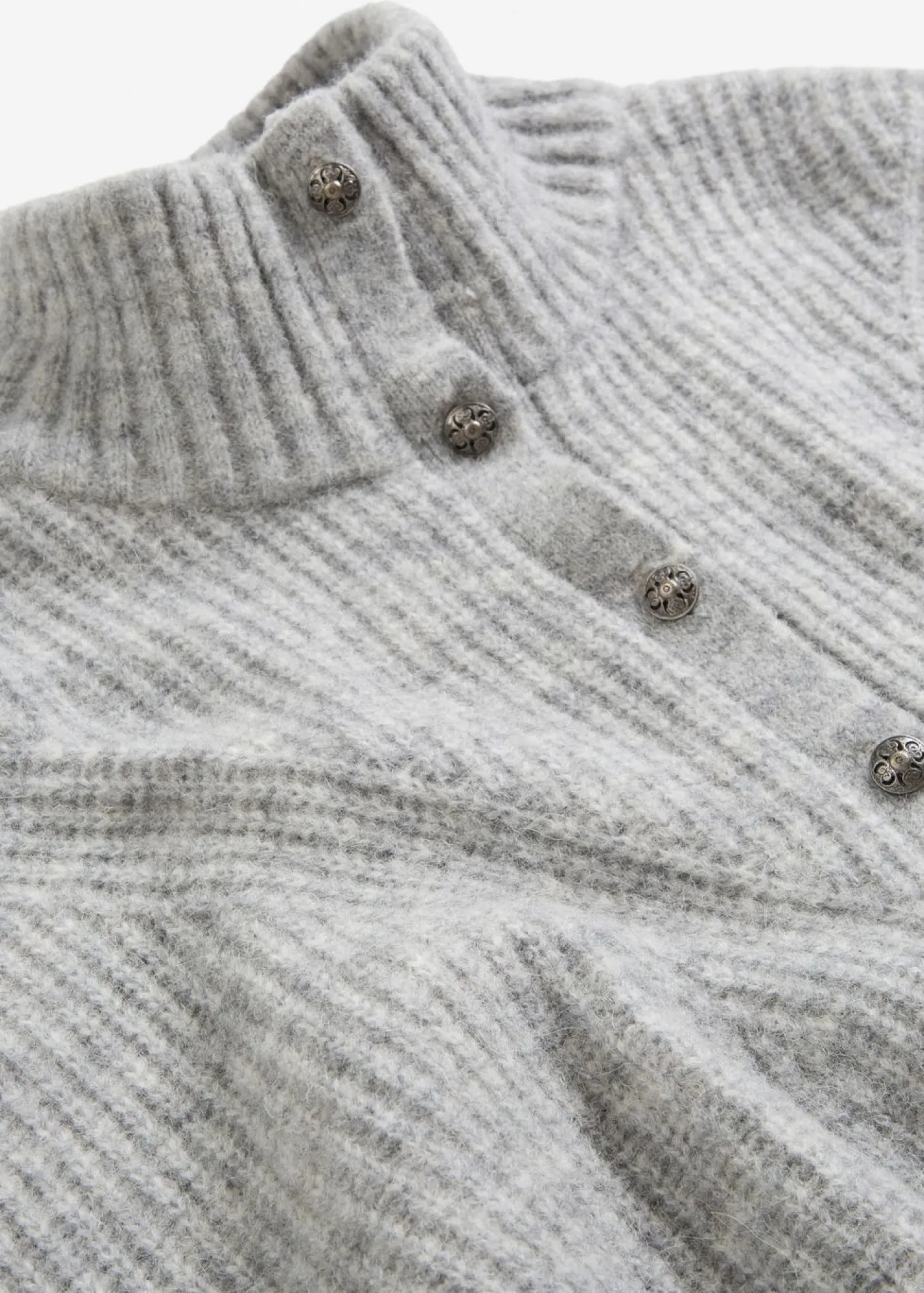 bonprix bonprix Premium|Jerséis>Jersey holgado de lana con alpaca Gris claro moteado