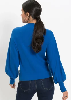 Mujer bonprix BODYFLIRT Jersey holgado de mezcla de viscosa