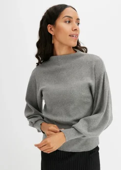 Mujer bonprix BODYFLIRT Jersey holgado de mezcla de viscosa