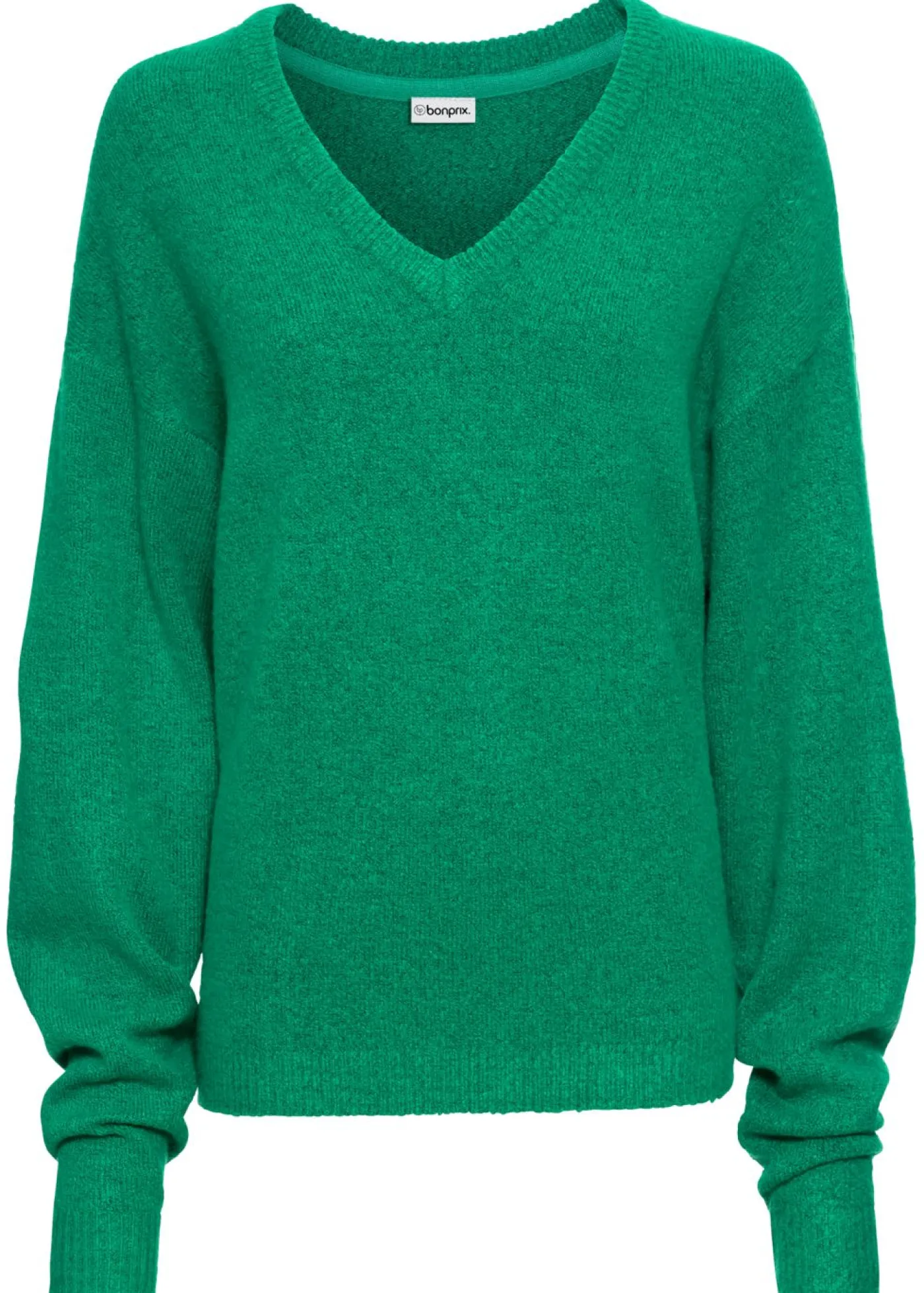 bonprix bonprix Jerséis|Ropa De Punto>Jersey holgado de punto Verde menta jaspeado