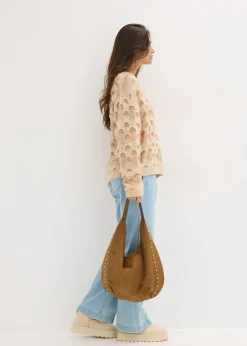 Mujer bonprix bonprix Jersey holgado suave con lana y alpaca