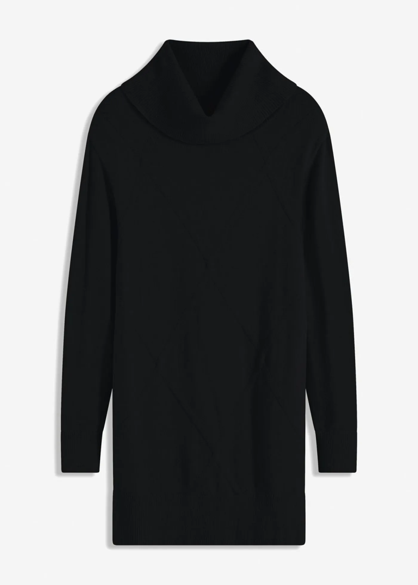 bonprix bonprix Jerséis|Ropa De Punto>Jersey largo Negro