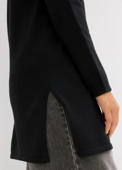 Mujer bonprix bonprix Jersey largo con algodón reciclado