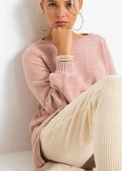 Mujer bonprix bonprix Jersey largo de chenilla