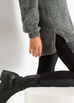 Mujer bonprix bonprix Jersey largo de chenilla