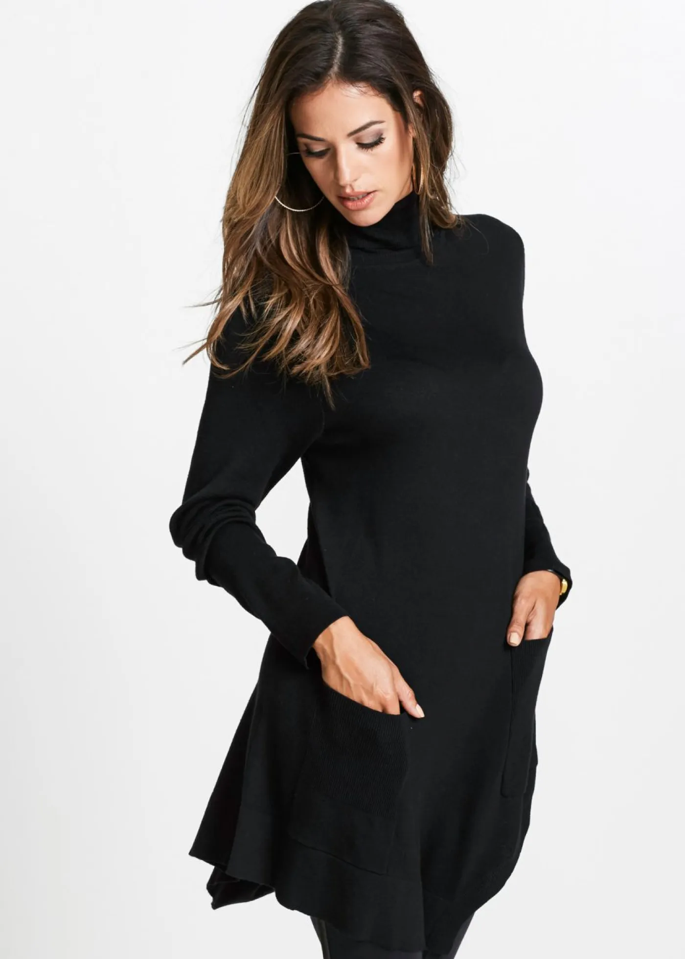 Mujer bonprix bonprix Jersey largo de mezcla de viscosa