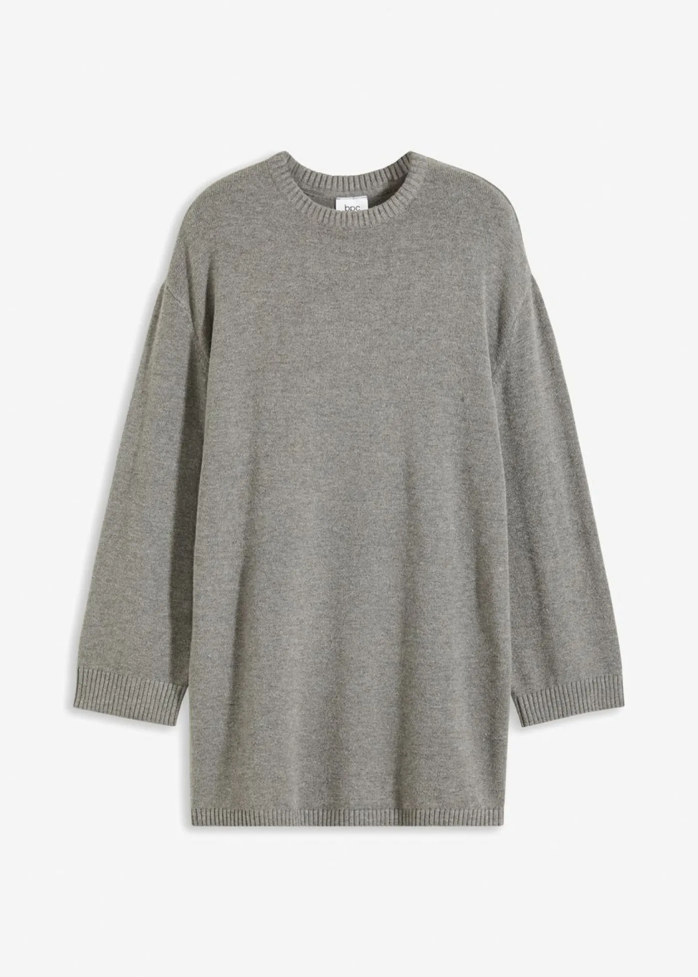 Mujer bonprix bonprix Jersey largo de punto fino con aberturas laterales en mezcla de viscosa