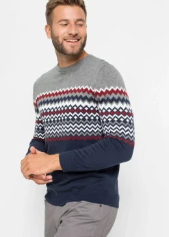 Hombre bonprix bonprix Jersey nórdico con algodón