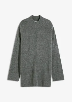 bonprix bonprix Jerséis|Ropa De Punto>Jersey oversize antracita jaspeado moteado