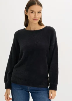 bonprix bonprix Jerséis|Ropa De Punto>Jersey oversize Negro