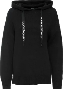 bonprix bonprix Jerséis|Ropa De Punto>Jersey oversize Negro